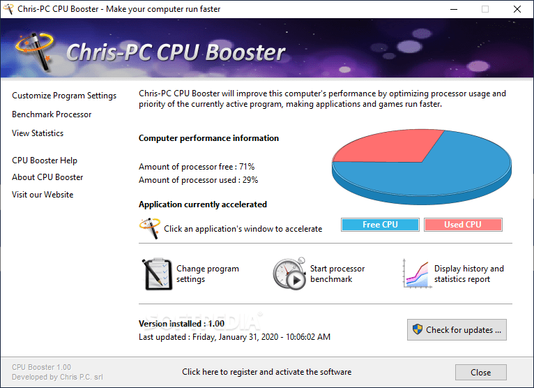 Chris-PC CPU Booster Crack 2.04.06 + With Full [Latest Version ] 2022